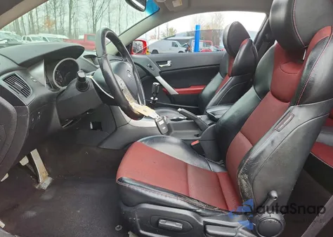 2010 Hyundai Genesis Coupe 3.8L z USA, uszkodzony, nr VIN KMHHU6KH8AU005210